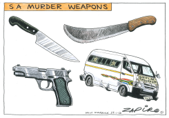 MURDER WEAPONS by Zapiro