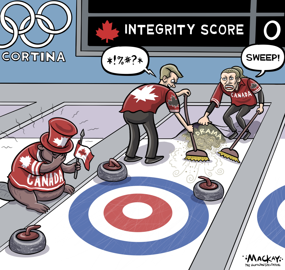 Team Canada curling sweeps drama under a rug