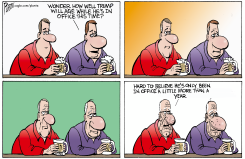 TWO GUYS WONDERING HOW WELL TRUMP WILL AGE by Bruce Plante