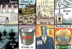 TRUMP POLICY ON CLIMATE CHANGE THREATENS THE EARTH by Steve Greenberg