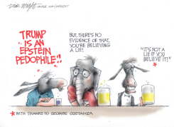 NO EVIDENCE OF TRUMP PEDOPHILIA by Dick Wright