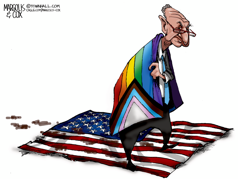 Chuck Schumer and the Pride Flag
