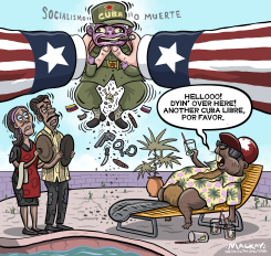 BEAVER DEMANDS SERVICE AS UNCLE SAM CHOKES CUBA by Graeme MacKay