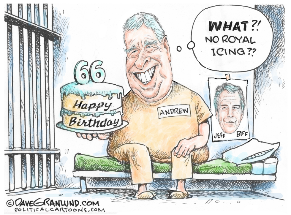 Andrew arrested on Birthday