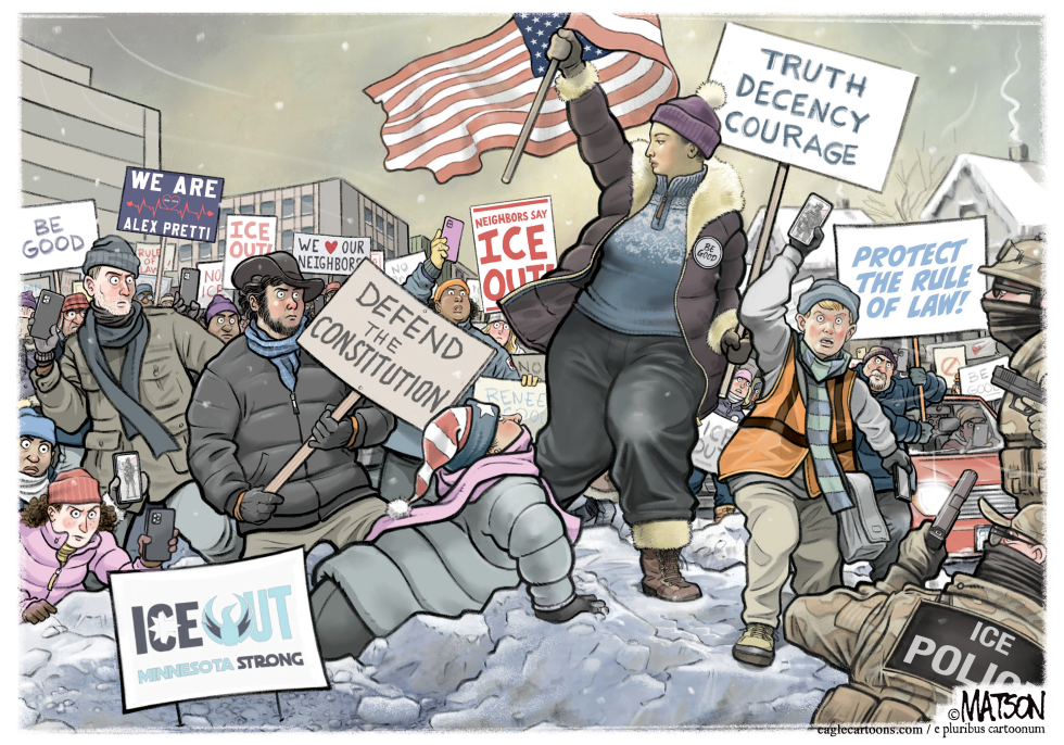 Liberty Leading The People Of Minneapolis