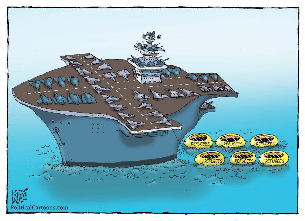 THE AIRCRAFT CARRIER IS READY FOR WAR