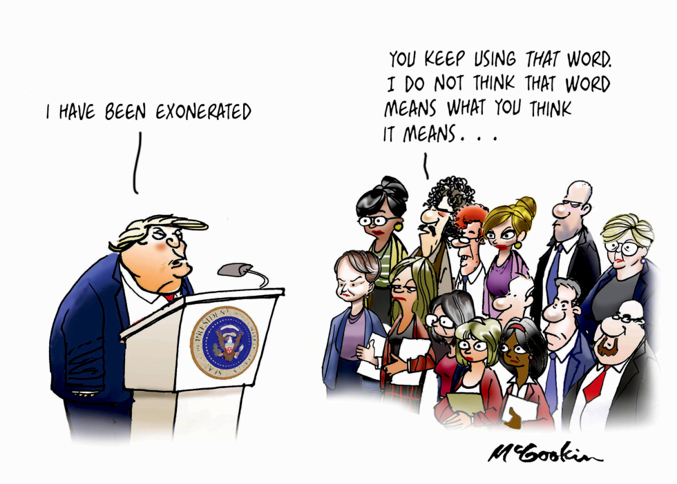 Trump Not Words Good.