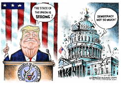 TRUMP STATE OF UNION 2026 by Dave Granlund