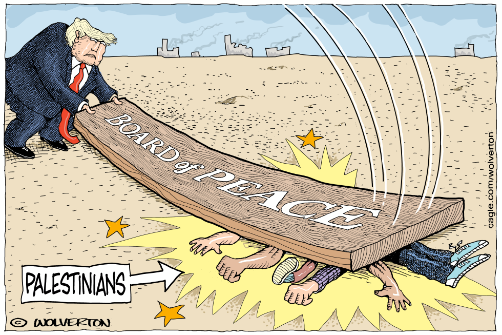 Trump Clobbers Palestinians with Board of Peace