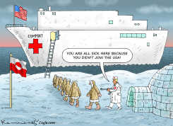 CARING DOCTOR TRUMP by Marian Kamensky