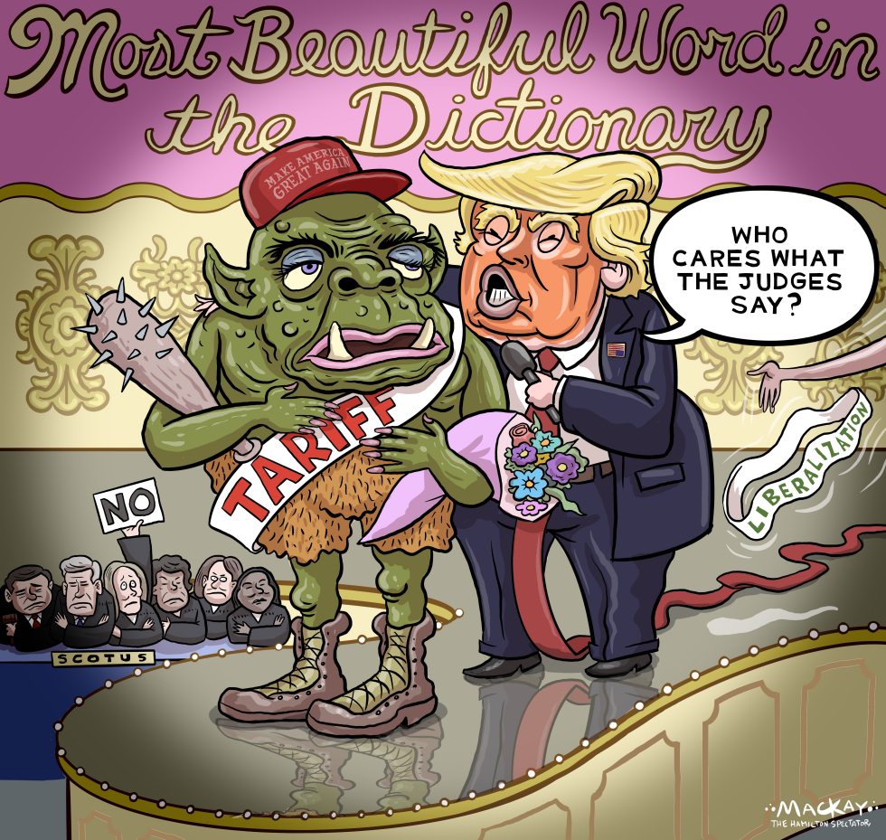 Tariff ogre declared beauty pageant winner