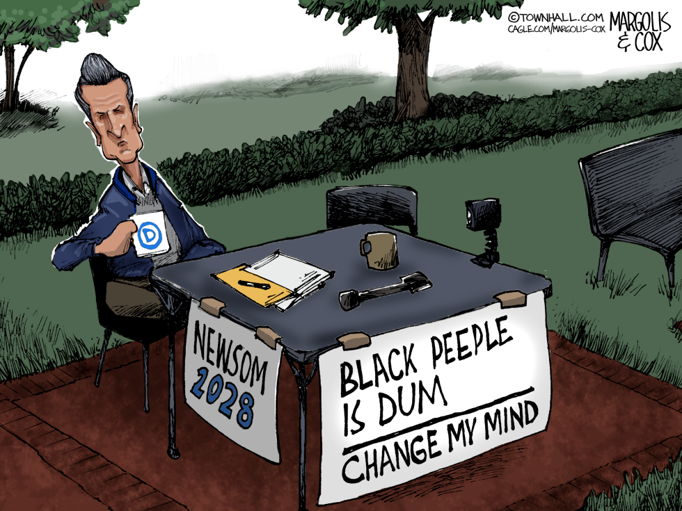 Gavin Newsom Goes Full Racist