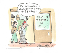 CREATIVE RESUME WRITING by Harley Schwadron