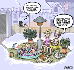 CANADIANS ENJOY SPRING BREAK STAYCATION by Graeme MacKay
