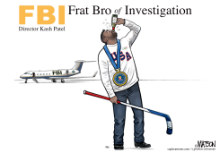 OLYMPIC FRAT BRO OF INVESTIGATION KASH PATEL by R.J. Matson