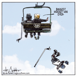BIGGEST GOLD OLYMPIC HOCKEY WIN EVER by Michael de Adder