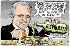 RFK JR. EATS GLYPHOSATE by Monte Wolverton