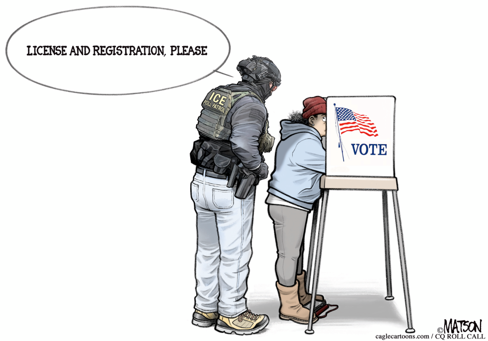 Voter Pulled Over For ID Inspection