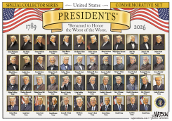 TRUMP COLLECTION OF RENAMED PRESIDENTS by R.J. Matson