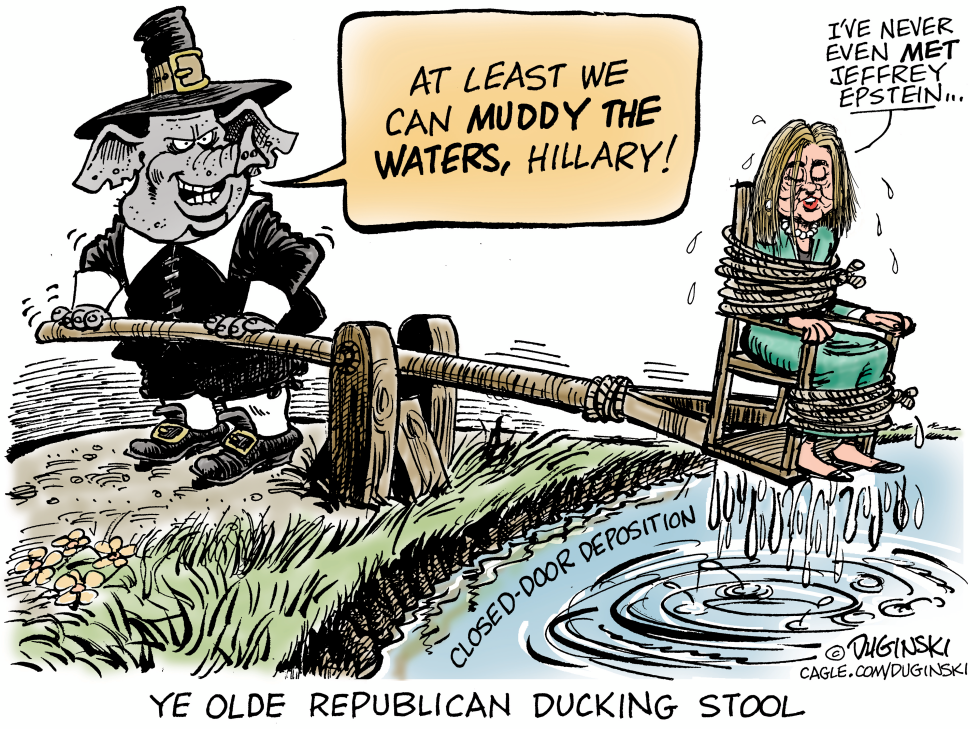 Hillary caught in Republican witch hunt