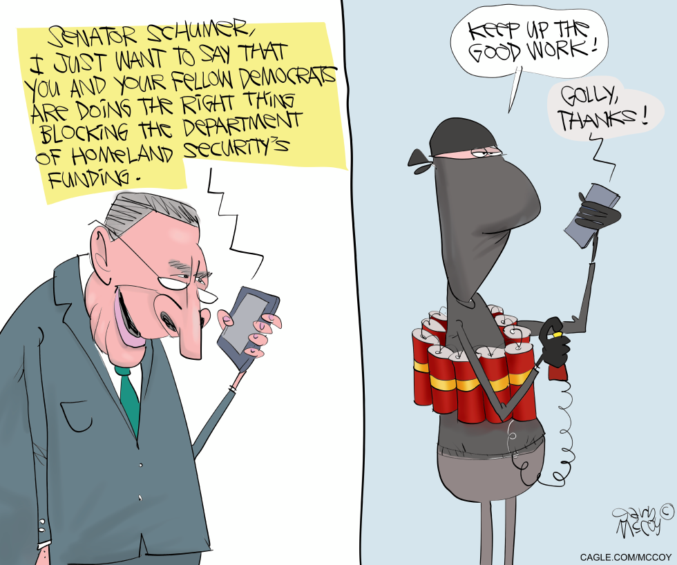 Dems Stop DHS Funding