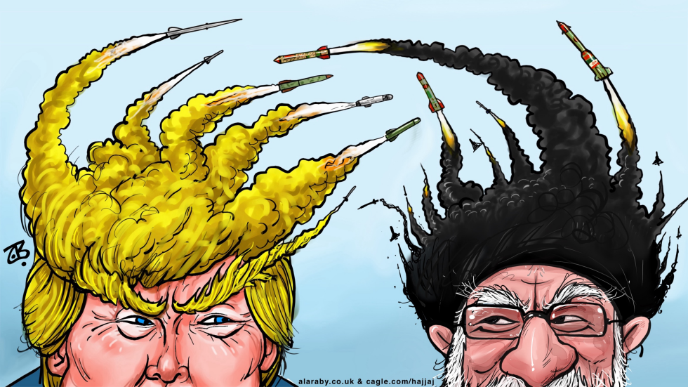 War Iran US Israel Trump Khamenei Hair Rockets