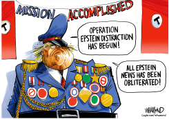 OPERATION EPSTEIN DISTRACTION by Dave Whamond