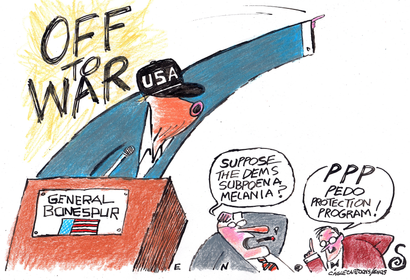 TRUMP DECLARES WAR