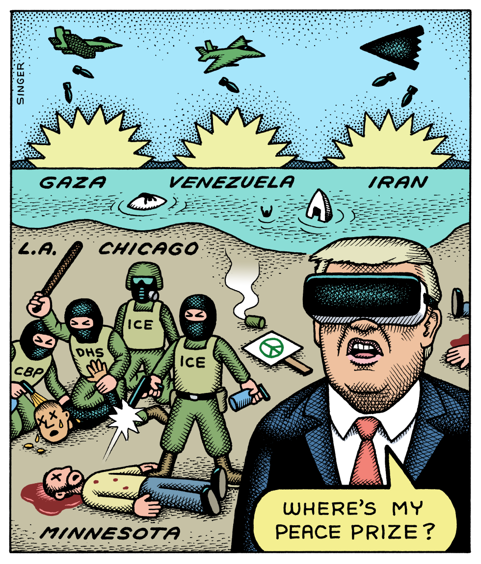 VR Trump Wants Peace Prize