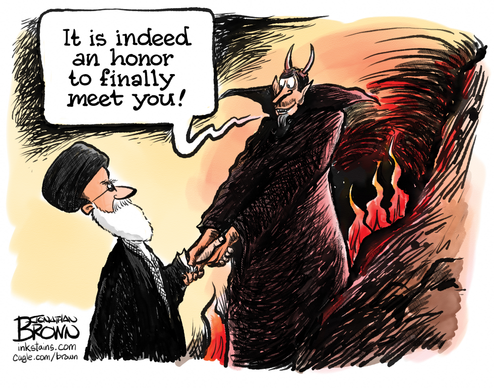 Devil meets Ali Khamenei