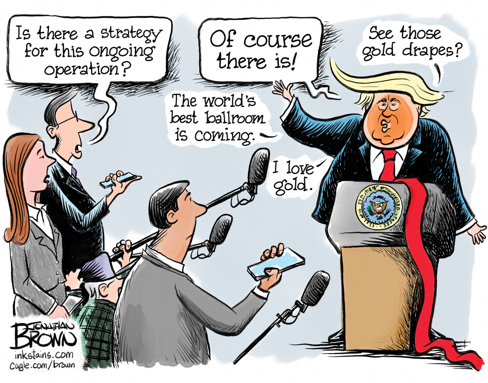 Trump's Iran Strategy: Gold Drapes and the World's Best Ballroom