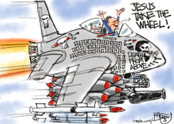 HEGSETH RELIGIOUS WAR by Pat Bagley
