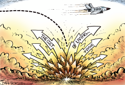 WAR COSTS by Joe Heller