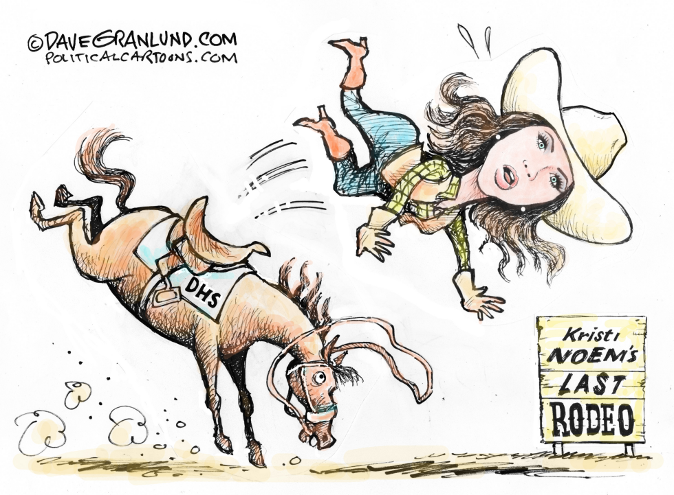 Kristi Noem Bucked Off in Her 'Last Rodeo' Political Satire