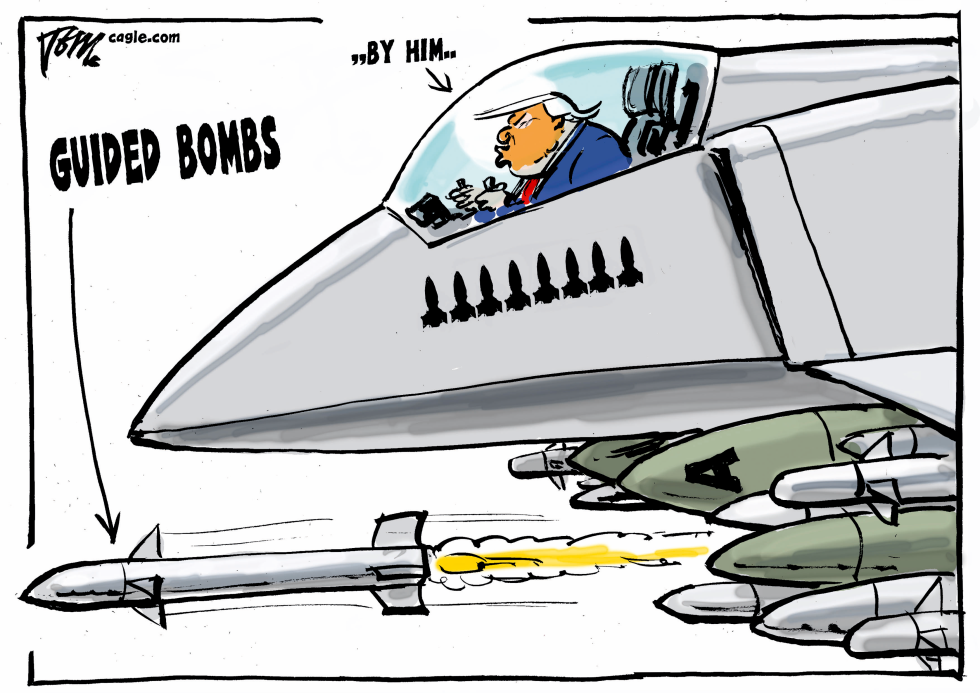 Trump and guided bombs