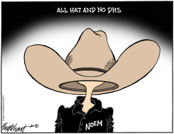 DHS NOEM FIRED by Bob Englehart