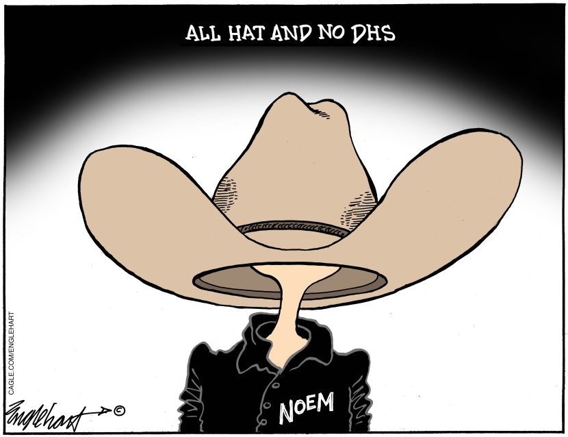 Kristi Noem: All Hat and No DHS in Trump's Cabinet Rodeo