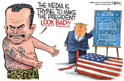 US SOLDIER DEATHS MAKE TRUMP LOOK BAD by Rick McKee