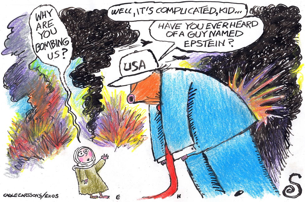 TRUMP EXPLAINS TO IRANIAN KID