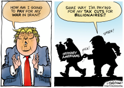 TRUMP RAISING MONEY FOR HIS WAR IN IRAN by Paul Duginski