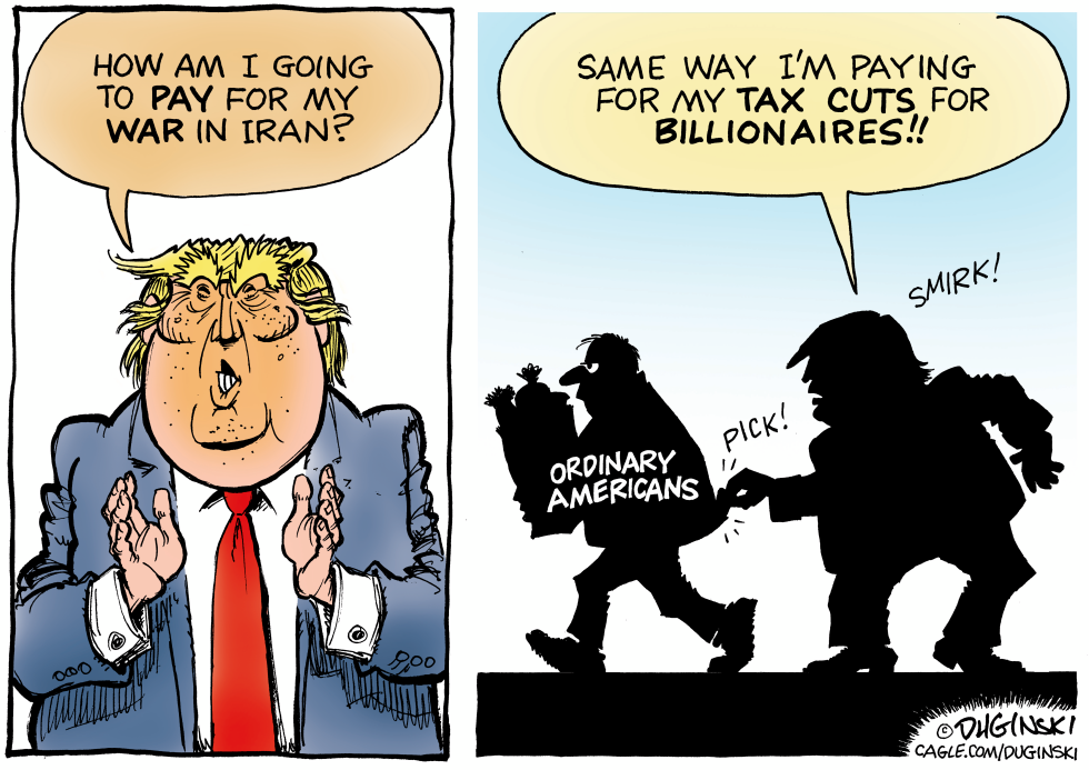 Trump raising money for his war in Iran