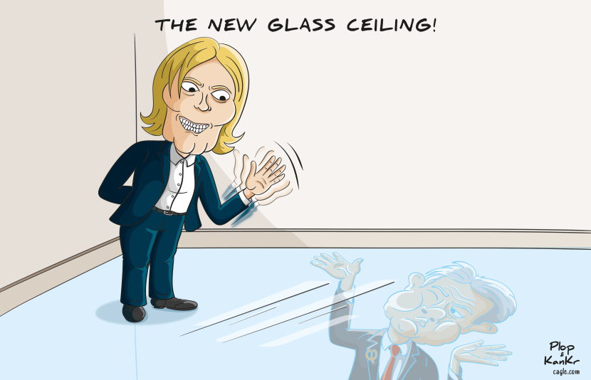Glass ceiling!