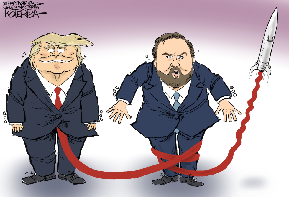 Trump depicted tying Vance to Iran missile issue