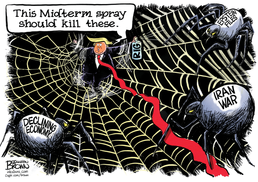 Trump hopes midterm rigging will kill problems