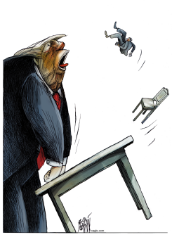 VORACIOUS NEGOTIATOR by Angel Boligan