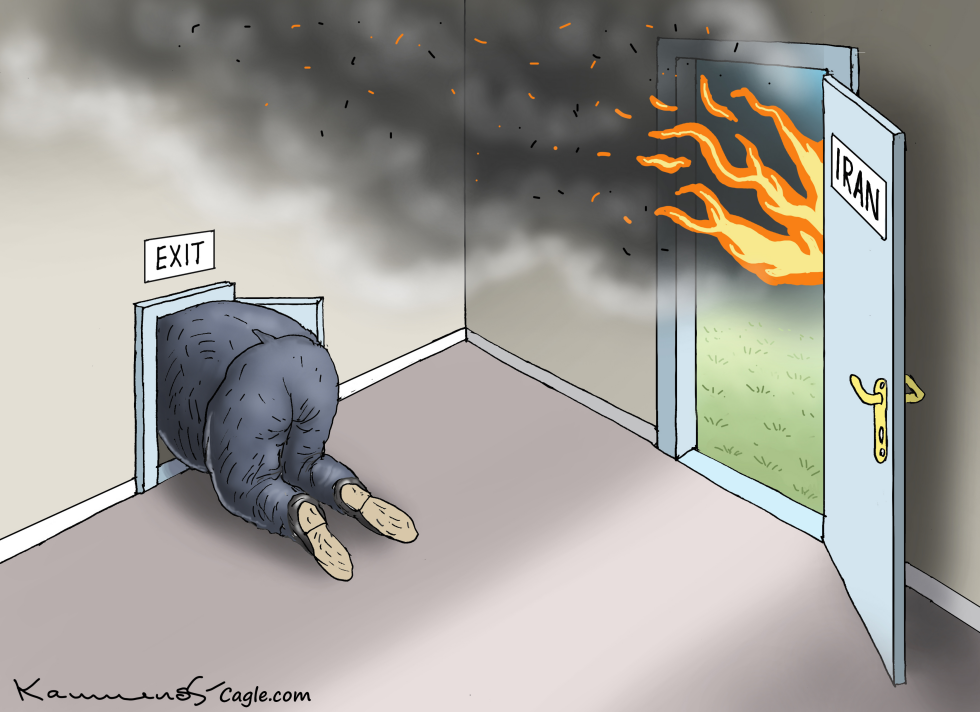TRUMP'S EXIT