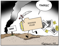 EPSTEIN FILE WON'T GO AWAY by Bob Englehart