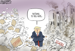 FILES AND A SCHOOL BOMBING by Jeff Koterba