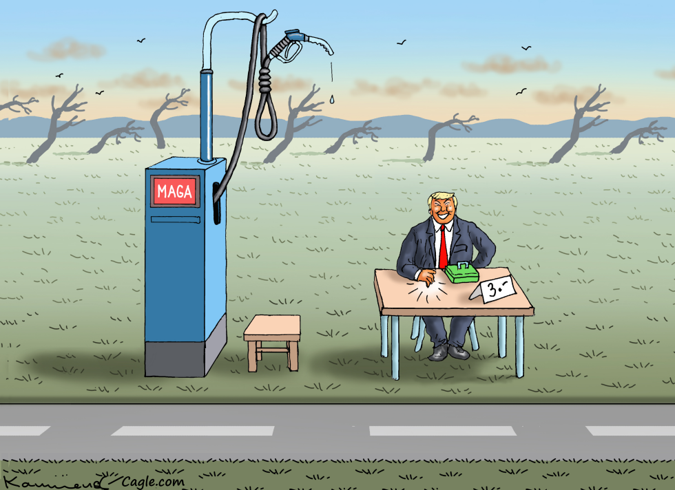 TRUMP FILLS HIS POCKETS