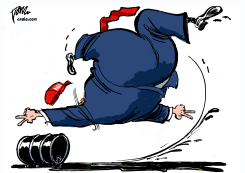 TRUMP SLIPS ON OIL by Tom Janssen